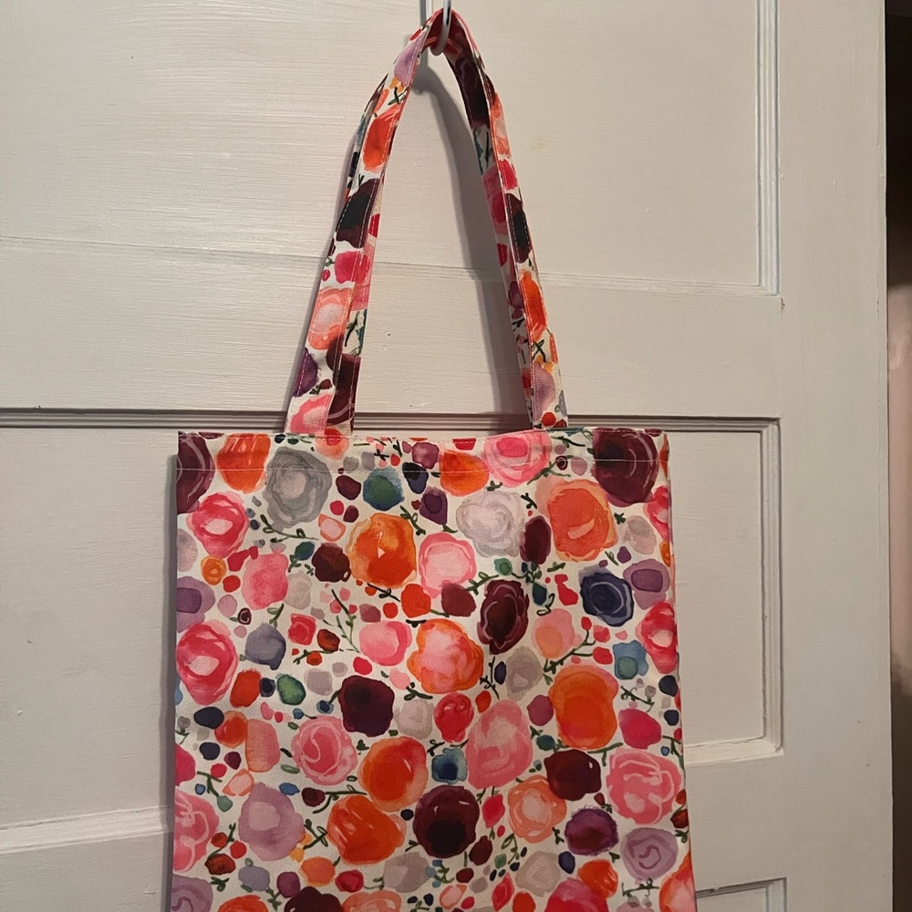 Kate Spade Floral Canvas Book Tote